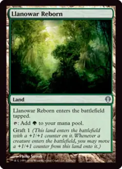 1x Llanowar Reborn NM-Mint, English Archenemy MTG Magic - Image 1