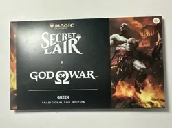 Magic The Gathering PlayStation God Of War Greek Rainbow Foil Secret Lair - Image 1