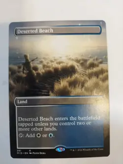 Deserted Beach (Borderless) Innistrad: Midnight Hunt Regular - Image 1