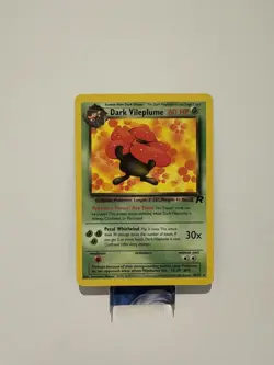Pokemon Dark Vileplume TCG 30/82 Non-Holo Rare Team Rocket LP+ - Image 1