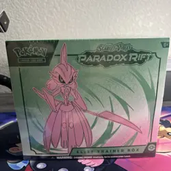 POKEMON Scarlet & Violet Paradox Rift Elite Trainer Box ETB Iron Valiant - Image 1