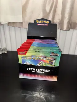 ?Pokemon TCG Prismatic Evolutions Tech Sticker Collection x 12 ???? - Image 1