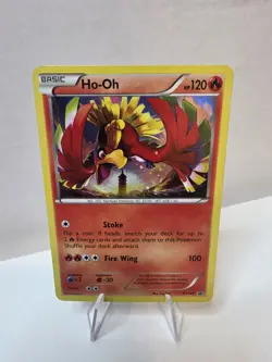 Pokemon TCG Ho-Oh XY Black Star Promos XY153 Holo Promo- LP - Image 1