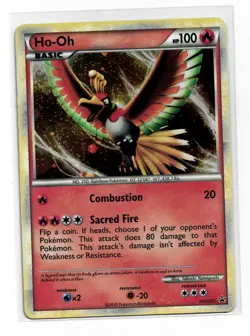 Ho-Oh HGSS01 Hgss Holo Pokemon TCG Promo Black Star - Image 3