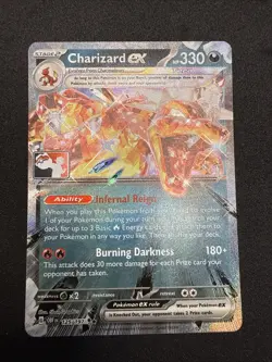 Pokemon Charizard EX Stamped Play! Prize Pack Series 4 125/197 - Image 1