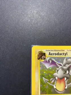 Aerodactyl 1/62 Fossil Holo Unlimited Pokemon WOTC LP/MP - Image 3