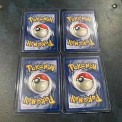Vintage Pokemon TCG Base Set Lot Bulbasaur 44 Charmander 46 Squirtle 63 Pika 58 - Image 4
