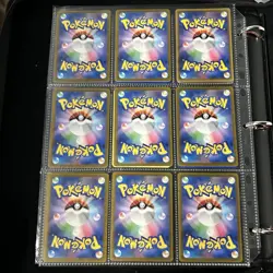 Pokemon Vintage Cards (METAL CUSTOM MEW) Binder Pages Lot - Image 4