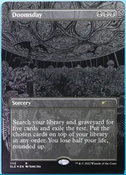 Doomsday (Secret Lair ETCHED Promo) FOIL NM MTG MAGIC CARD (507849) ABUGames - Image 1