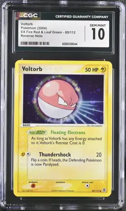 CGC 10 Voltorb EX Fire Red & Leaf Green 85/112 Reverse Holo Pokemon Card - Image 1