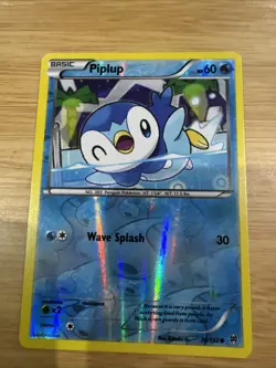 Piplup 36/162 MINT/NM Pokemon Cards XY - BREAKthrough Reverse Holo Rare - Image 1