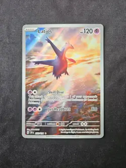 Latios 203/191 Surging Sparks Full Art Holo Illustration Rare Card NM Condition - Image 1