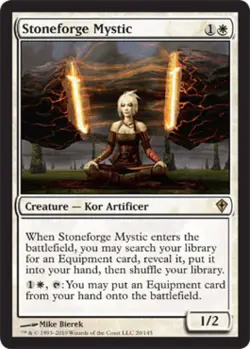 Stoneforge Mystic - Heavy Play MTG Worldwake - Image 1