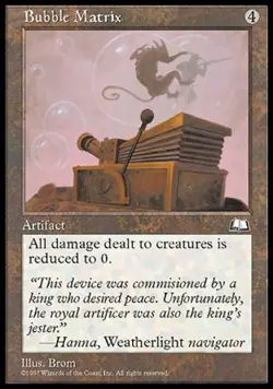 Bubble Matrix - Medium Play MTG Weatherlight - Image 1