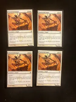 SHATTERED ANGEL x4 [New Phyrexia] Magic MTG Cards LP - Image 1