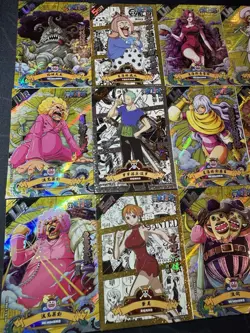 One Piece Set of 18 Collectible Character Anime SSR UR Cards CCG Luffy Nami - Image 2