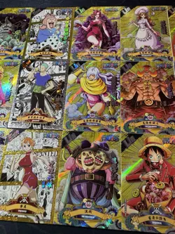 One Piece Set of 18 Collectible Character Anime SSR UR Cards CCG Luffy Nami - Image 3