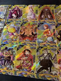 One Piece Set of 18 Collectible Character Anime SSR UR Cards CCG Luffy Nami - Image 4