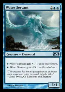 X4 Water Servant Magic 2014 LP/NM MTG Magic DNA GAMES - Image 1
