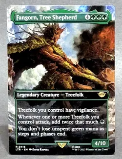 Magic MTG Fangorn, Tree Shepherd Borderless Rare Tales of Middle-earth NM/M - Image 1