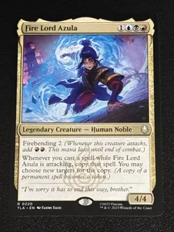 MTG Avatar: The Last Airbender Fire Lord Azula 0220 NM Rare - Image 1