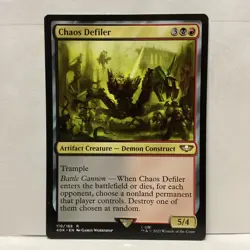 MTG Chaos Defiler Magic: The Gathering Warhammer 40K Rare #110 - Image 1
