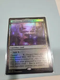 MTG ~ Takenuma, Abandoned Mire FOIL ~ nMint ~ Ships NOW! - Image 1