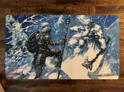 Misinformation SIGNED Richard Kane Ferguson Playmat Mtg Kickstarter - Image 1