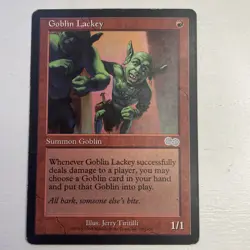 Goblin Lackey ~ Urza's Saga [ Played ] [ Magic MTG ] - Image 1