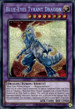 Blue-Eyes Tyrant Dragon - Prismatic Secret Rare 1st Ed. MP23-EN019 - NM - YuGiOh - Image 1
