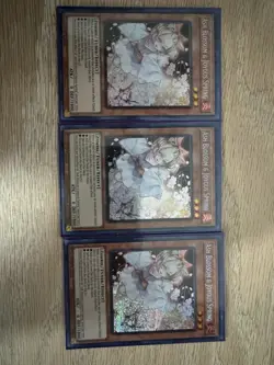 Yugioh! Ash Blossom & Joyous Spring x3 Secret Rare MP22-EN257 English NM - Image 1