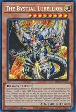 Yugioh! The Bystial Lubellion - MP23-EN160 - Prismatic Secret Rare - 1st Edition - Image 1