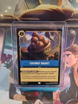 Exclusive Disney Lorcana DEMO Card Mint Cocnut Basket - Image 2
