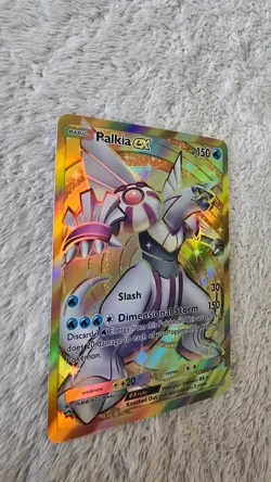 ART CARD ~ Pokemon Pocket TCG Palkia EX GOLD CROWN Illustration Immersive HOLO - Image 5