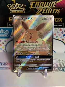 Eevee GX SM233 Full Art Holo Pokemon TCG Sun and Moon Black Star Promo Card NM - Image 1