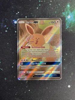 Eevee GX SM233 Full Art Holo Pokemon TCG Sun and Moon Black Star Promo Card NM - Image 3