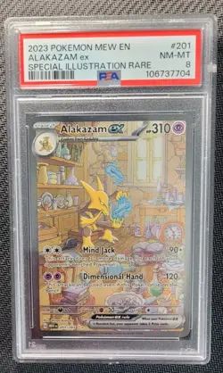 Alakazam Full Art 201/165 Special Illustration Rare Pokemon Card From 151 - Image 1