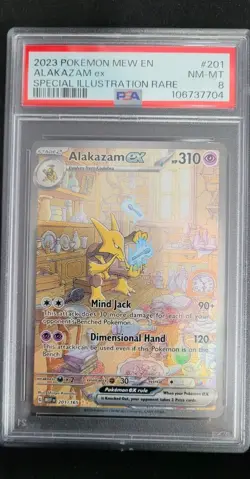 Alakazam Full Art 201/165 Special Illustration Rare Pokemon Card From 151 - Image 3
