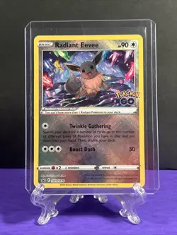 Radiant Eevee SWSH230 SWSH: Sword & Shield Promo Cards Holo. MINT - Image 1