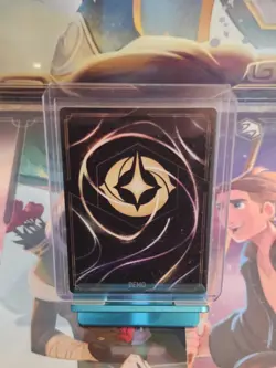 Exclusive Disney Lorcana DEMO Card Mint Flounder - Voice Of Reason - Image 1