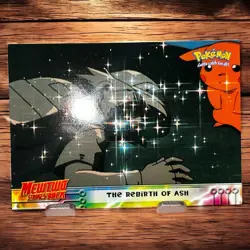 1999 Topps Pokemon First Movie Rebirth Ash #38 Blue Logo Trading Card - Image 1