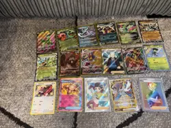 Pokemon TCG Bulk Bundle Of 71 Cards mix of v, ex and vstar cards - Image 1