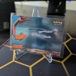 Topps Pokemon Movie Card Farewell 39 Foil Holo Black Logo MP - Image 1