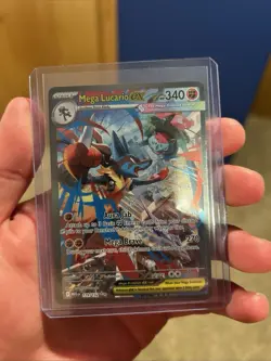 Mega Lucario EX 179/132 Mega Evolution SIR Pokemon Card English - Image 1
