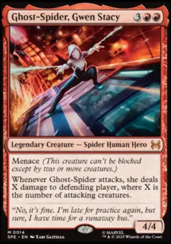 FOIL Ghost-Spider, Gwen Stacy - #014 Mythic Marvel's Spider-Man Eternal - Image 1