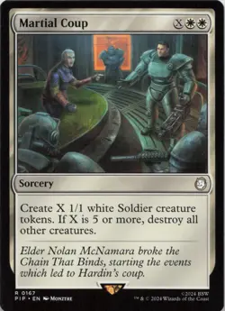 Martial Coup R Universes Beyond: Fallout 167 LP-NM - Image 1