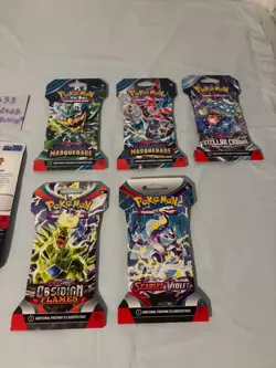 Large Sealed Pokemon Lot, mixed sets, blisters, check lane , boosters - Image 4
