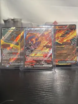 Pokemon TCG Team Rocket's Moltres ex Destined Rivals Stamped UPC Promo Set - Image 1