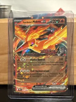 Pokemon TCG Team Rocket's Moltres ex Destined Rivals Stamped UPC Promo Set - Image 2