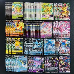 100 Eevee Series V Vster Vmax Holo Arts Lot Set Pokemon Japanese Cards B999 - Image 1